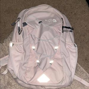 Light pink North face backpack